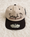 Stuph'D Beignets & Burgers Snapback Hat – Cream/Brown